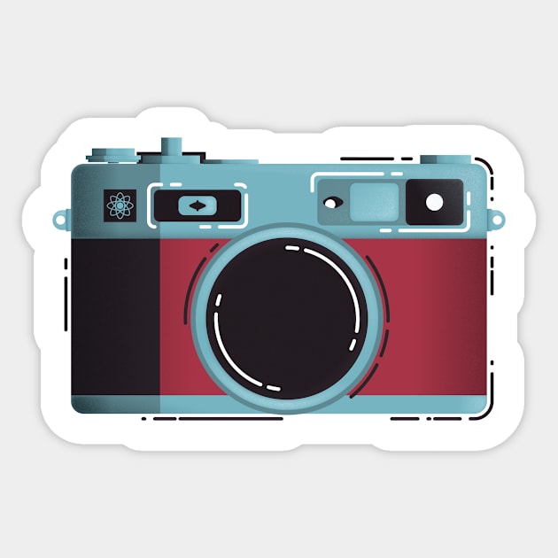 Little Yashica Sticker by miguelangelus